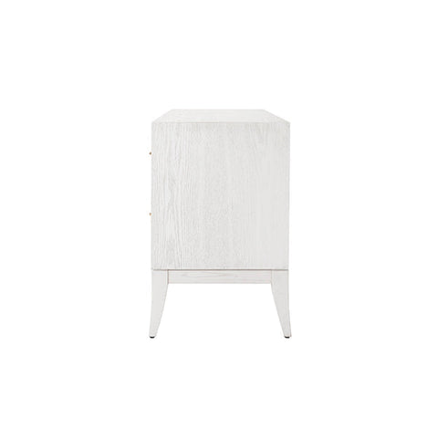 Worlds Away Kenna Modern Rectangle Nightstand with Storage