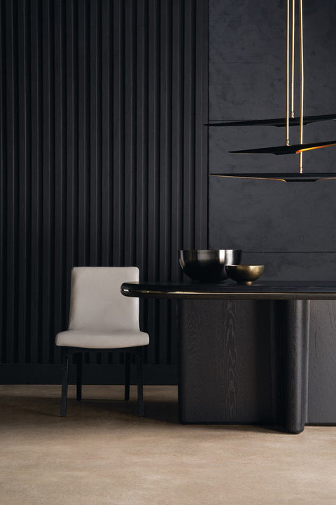 Monty Tulip Dining Table Minimalist Oval Dining