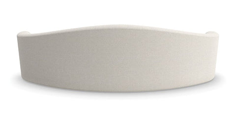 Luna Curved Asymmetrical Sofa in Beige Boucle for Contemporary Living