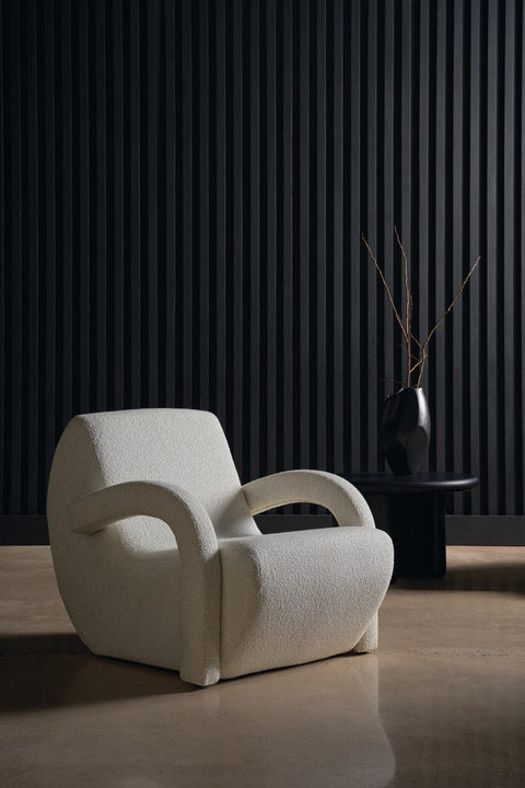 Leo Parsons Upholstered Boucle Accent Chair