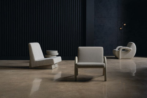 Leo Parsons Upholstered Boucle Accent Chair