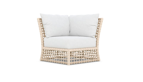 Outdoor Living & Garden Coastal Modular Armless Club Lounge Chair