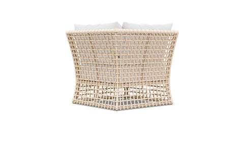 Outdoor Living & Garden Coastal Modular Armless Club Lounge Chair