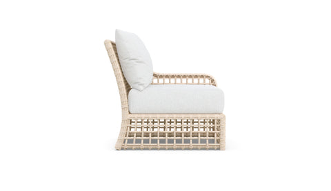 Outdoor Living & Garden Coastal Armless Club Lounge Chair