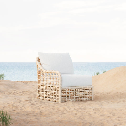 Modular Weather Resistant Woven Lounge Chair