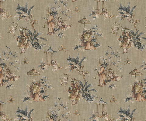 Artisan-Crafted Floral Fabric - 137cm