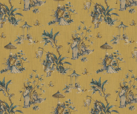 Artisan-Crafted Floral Fabric - 137cm