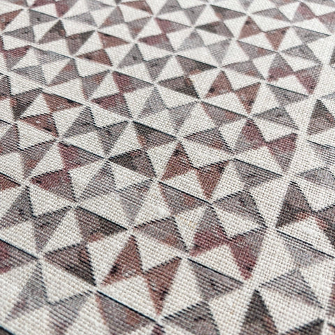 Kaleidoscope Throw Pillow in Cranberry