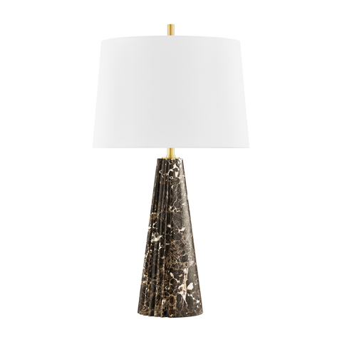 Fanny Modern Fluted Column Accent Table Lamp