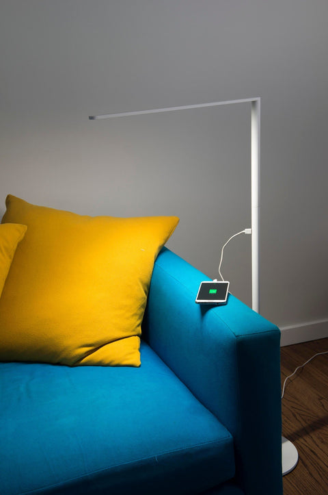 Lady7 Minimalist Sleek Floor Lamp with Adjustable Height