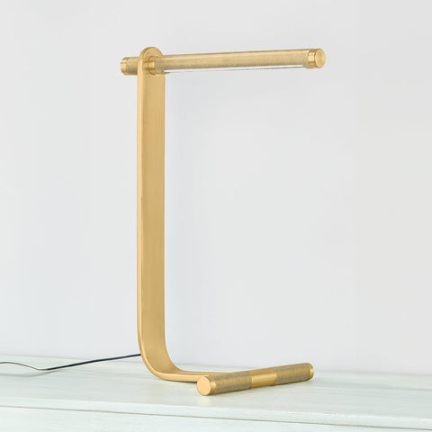Deptford Ambient Modern Task Lamp in Brass