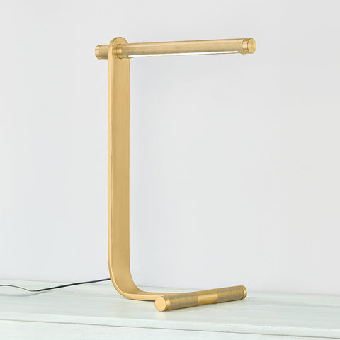 Deptford Ambient Modern Task Lamp in Brass