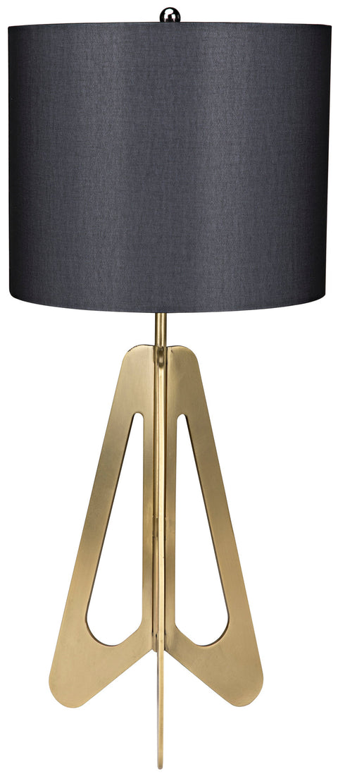 Accent Art Deco Tripod Drum Table Lamp