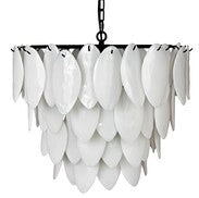 Lotus Accent Petal Tiered Chandelier for Modern Spaces