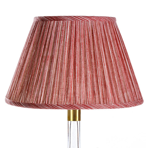 Fermoie Lampshade in Red Strié