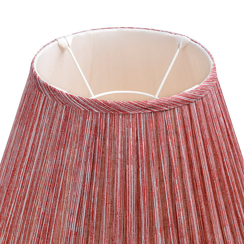 Fermoie Lampshade in Red Strié