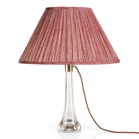 Fermoie Lampshade in Red Strié