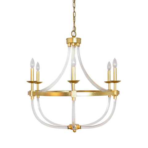 Accent Candelabra Chandelier for Elegant Traditional Spaces
