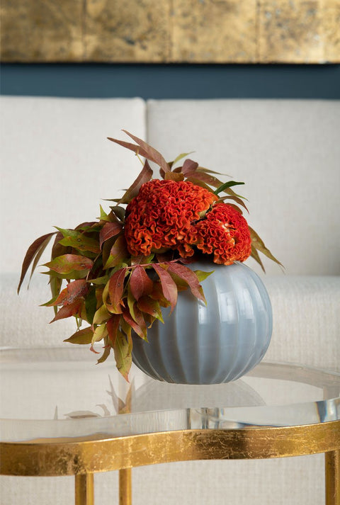 Decorating Essentials Geometric Handcrafted Bowl Vase