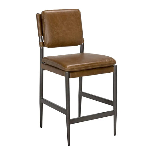 Wooster Industrial Creative Upholstered Counter Stool