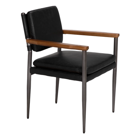 Wooster Industrial Creative Upholstered Armchair