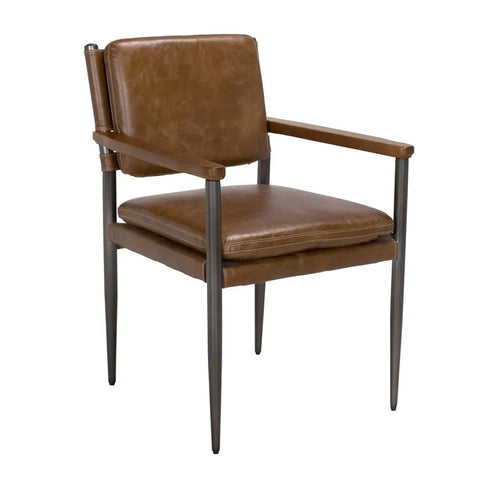 Wooster Industrial Creative Upholstered Armchair