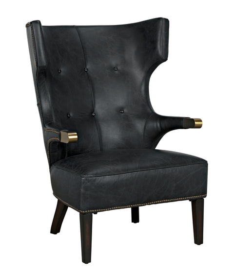 Heracles Artful Traditionalist Modern Wingback Armchair