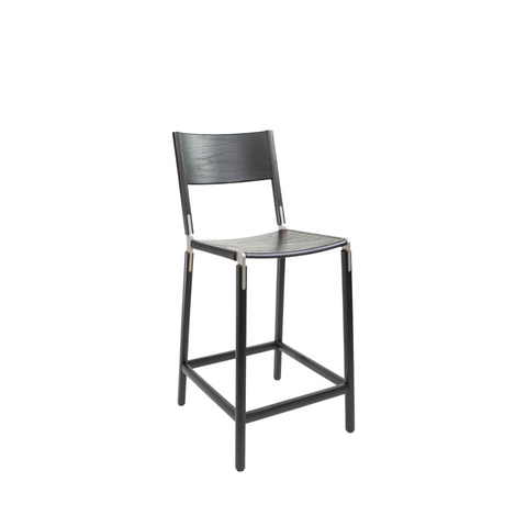 Linden Timeless Minimalist Modern Armless Counter Stool