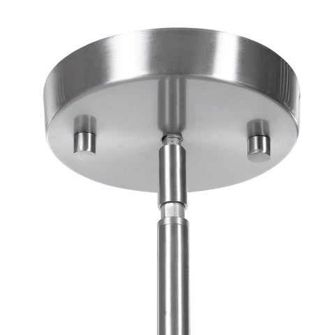 Windswept Accent Contemporary Pendant Light with Crystals