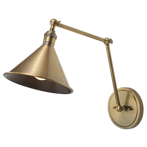 Exeter Gooseneck Sconce with Adjustable Head Industrial Wall Light