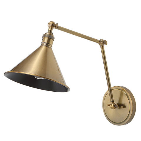 Exeter Gooseneck Sconce with Adjustable Head Industrial Wall Light