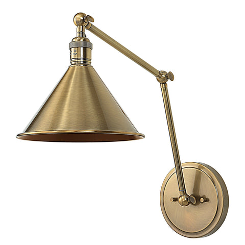 Exeter Gooseneck Sconce with Adjustable Head Industrial Wall Light
