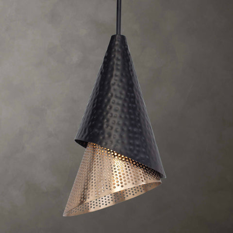 Apollo Accent Modern Conical Pendant Light with Adjustable Height