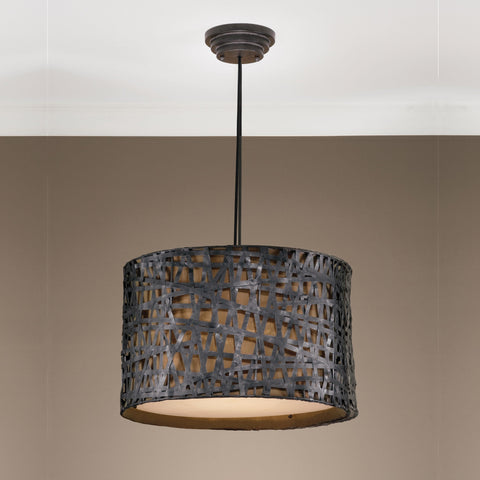 Alita Industrial Modern Drum Pendant Light Ceiling Light