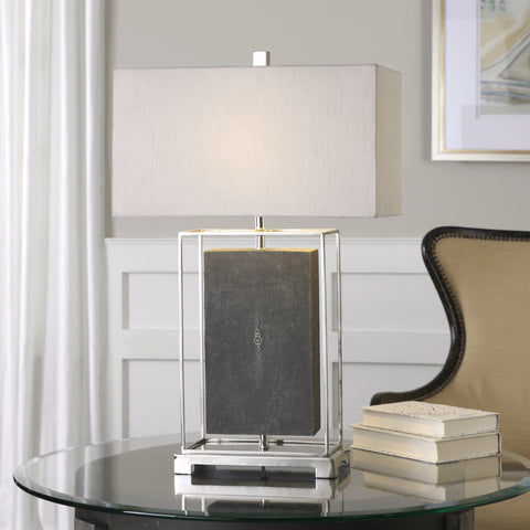 Sakana Column Textured Accent Table Lamp Modern Design