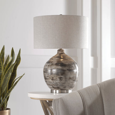 Tamula Modern Accent Drum Table Lamp