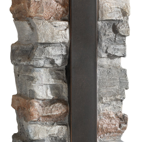 Kodiak Stacked Rustic Accent Table Lamp
