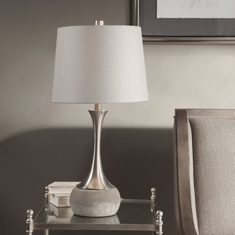 Niah Sleek Drum Table Lamp Modern Accent