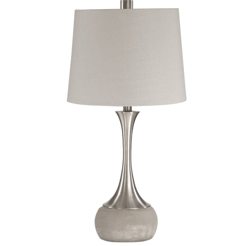 Niah Sleek Drum Table Lamp Modern Accent