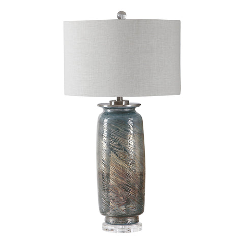 Olesya Column Table Lamp Contemporary Accent Lamp