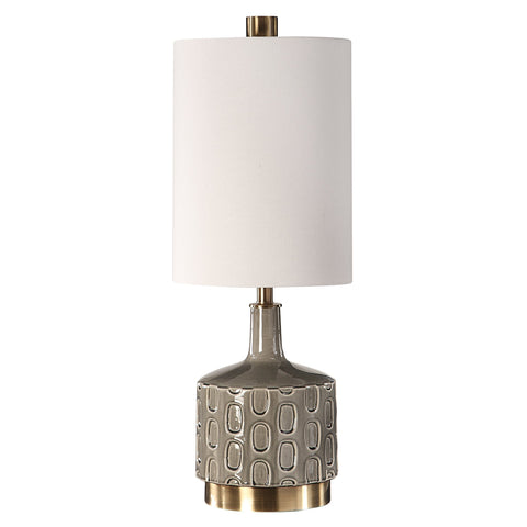 Darrin Ambient Mid Century Embossed Table Lamp