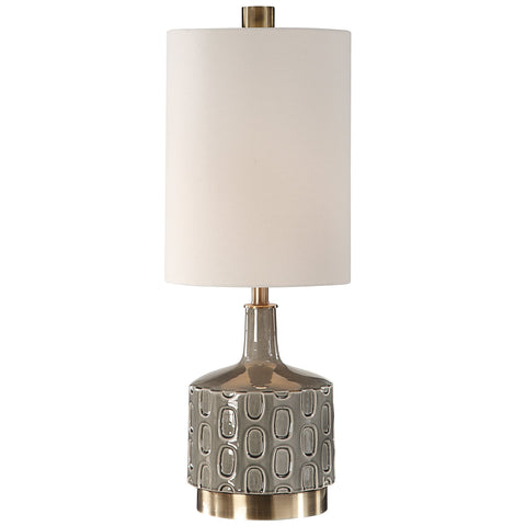Darrin Ambient Mid Century Embossed Table Lamp