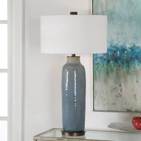 Vicente Column Drum Table Lamp Modern Accent