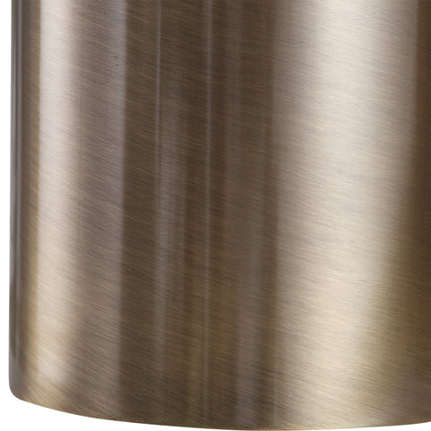 Taria Modern Column Table Lamp in Brass Accent