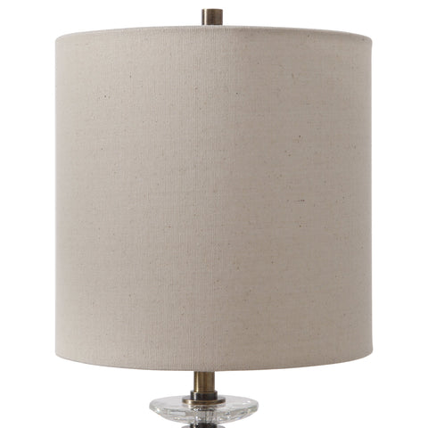 Parnell Accent Buffet Table Lamp with Crystals Industrial Style
