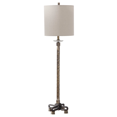 Parnell Accent Buffet Table Lamp with Crystals Industrial Style