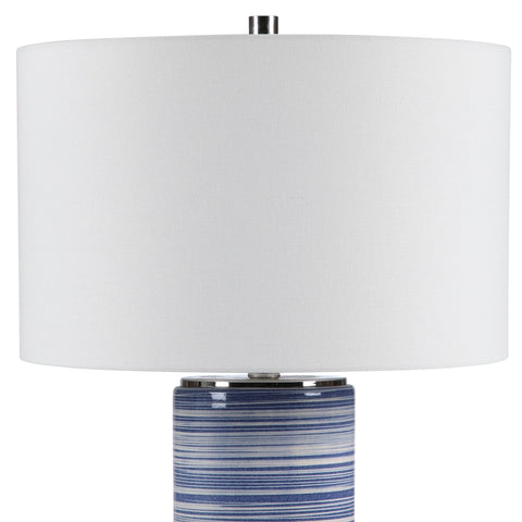 Montauk Coastal Column Table Lamp for Contemporary Spaces