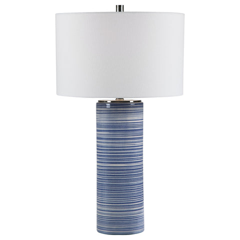 Montauk Coastal Column Table Lamp for Contemporary Spaces