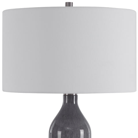 Natasha Column Art Glass Table Lamp Contemporary Accent