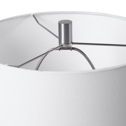 Natasha Column Art Glass Table Lamp Contemporary Accent